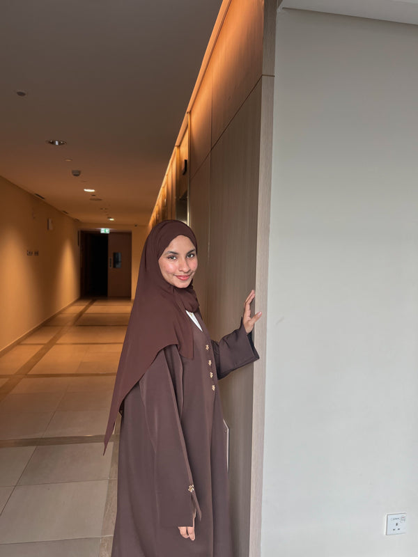 Brown Noir Abaya