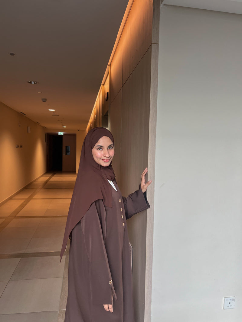 Brown Noir Abaya