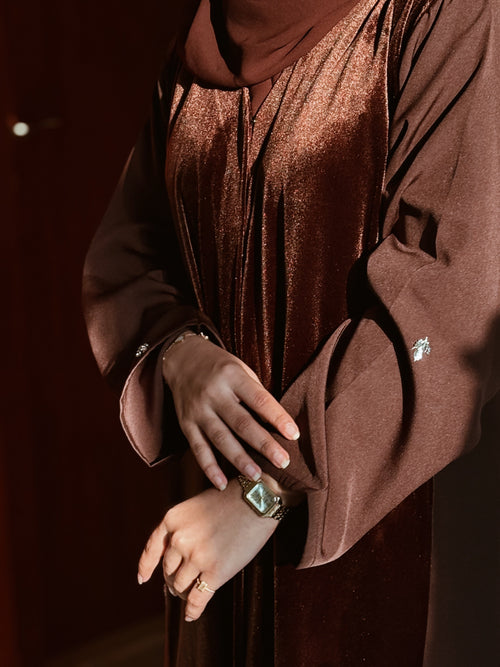 Velvet Mocha Abaya